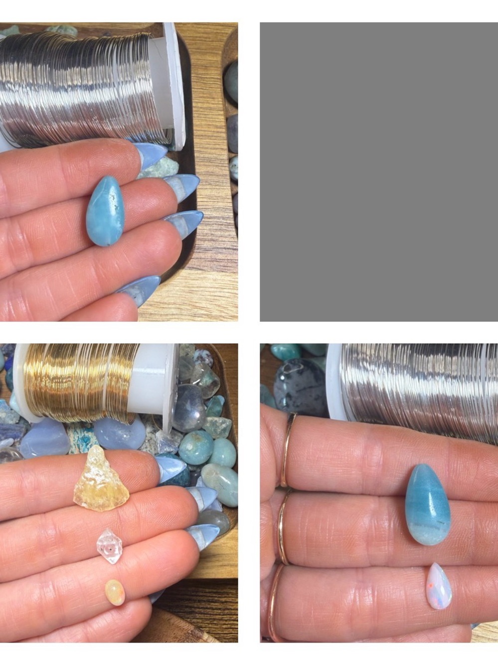 Healing opal crystal bundle